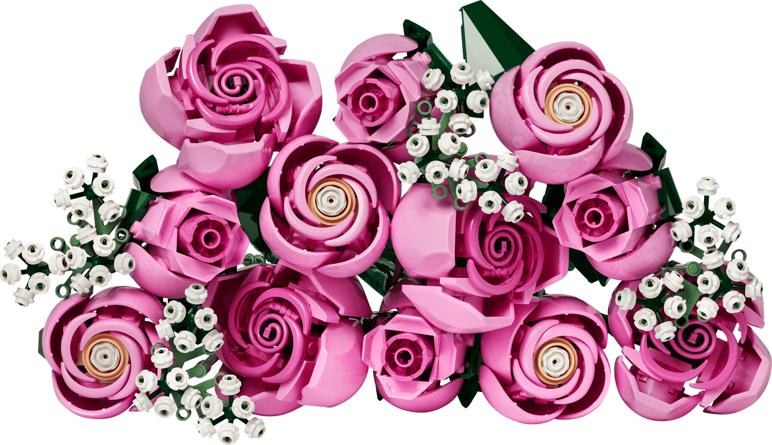 Roze rozenboeket LEGO-set