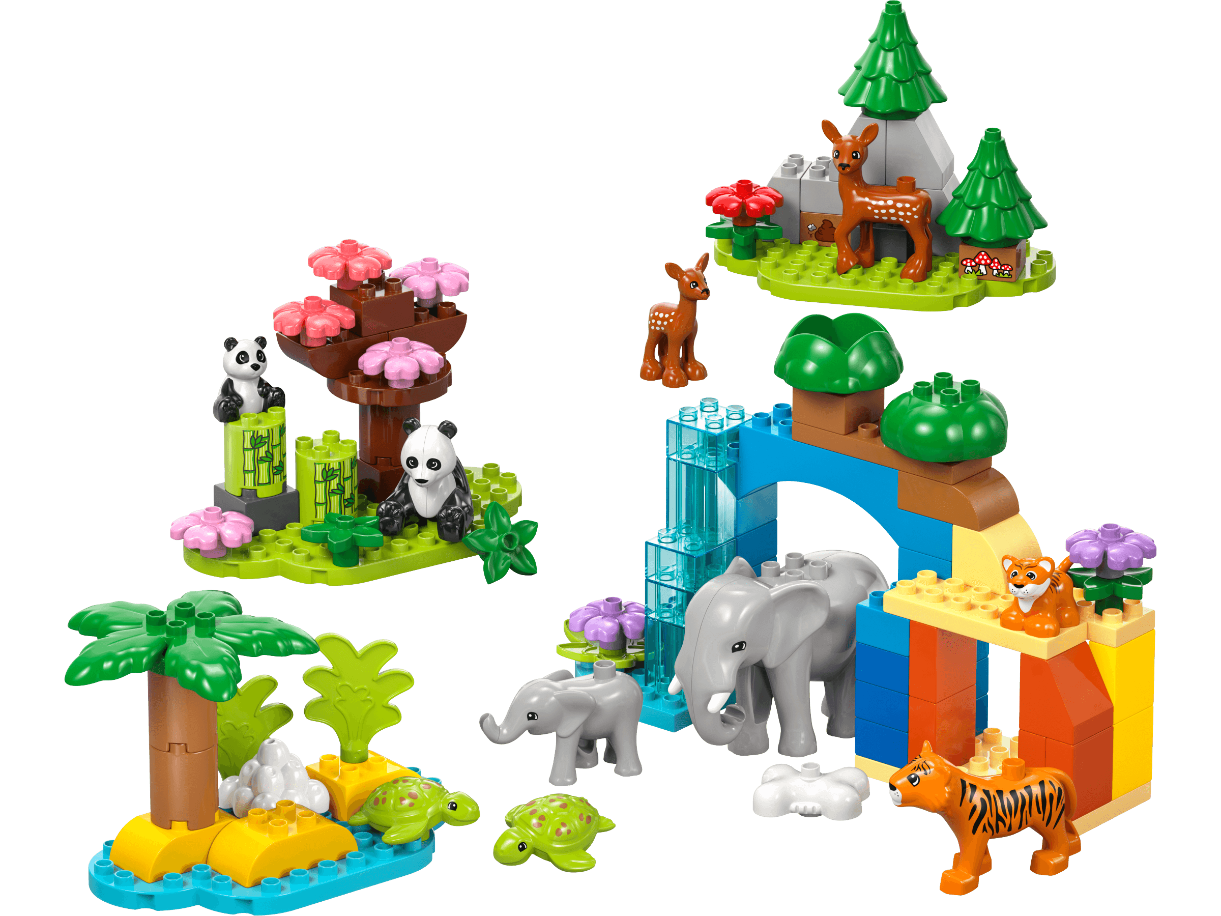 3-in-1 families van wilde dieren LEGO-set